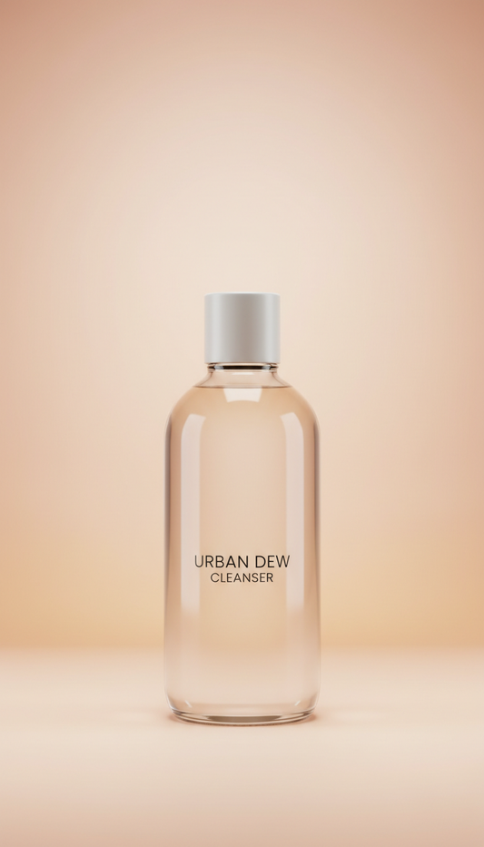 Urban Dew Cleanser Glass Bottle
