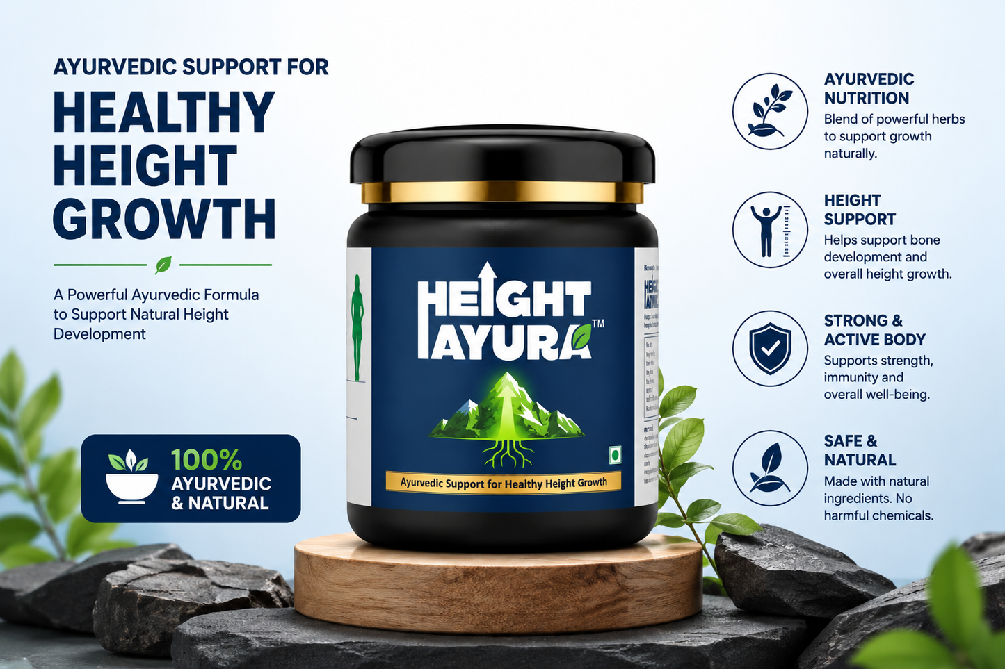 Height Ayura – Ayurvedic Support for Healthy Height Growth