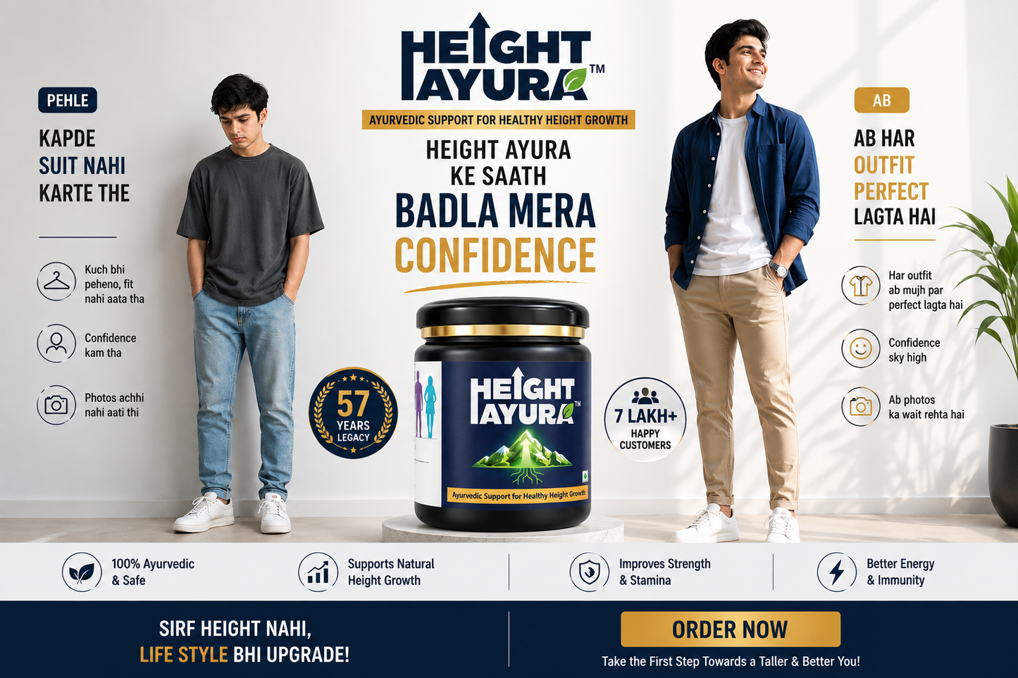 Height Ayura – Ayurvedic Support for Healthy Height Growth