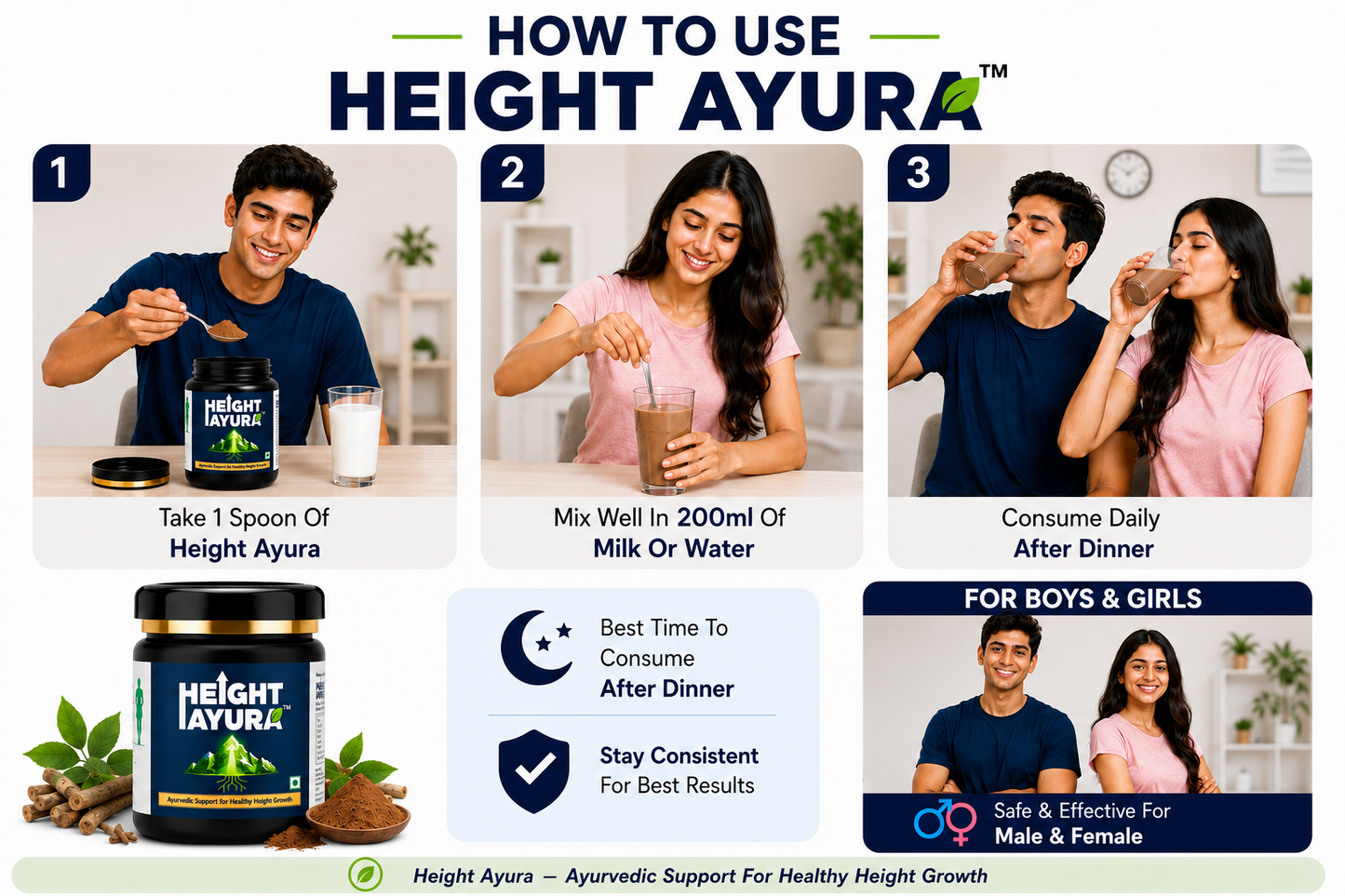 Height Ayura – Ayurvedic Support for Healthy Height Growth